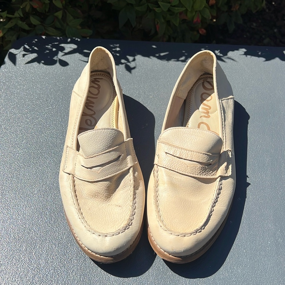 Sam Edelman beige loafer size 8